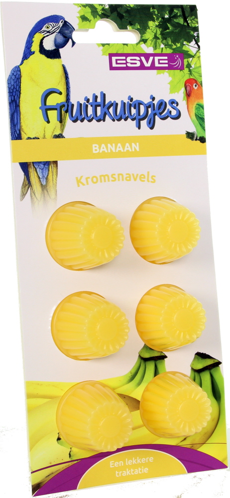 Fruitkuipjes Banaan 6 st.