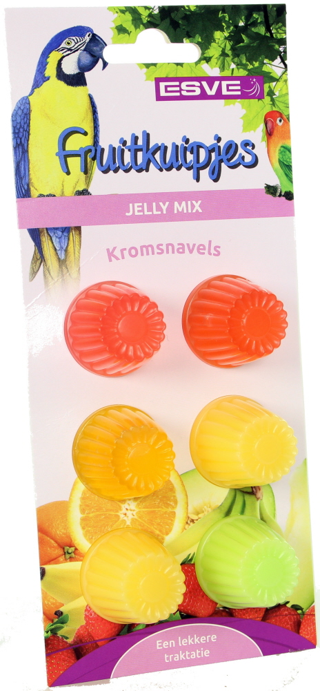 Fruitkuipjes Jelly Mix 6 st.