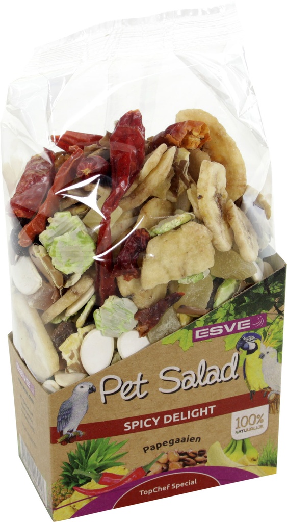 Pet Salad - Spicy Delight Vogel 175 gr.