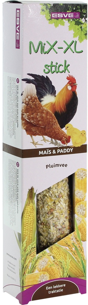 MiX-XL stick Pluimvee Maïs+Paddy 1 st.