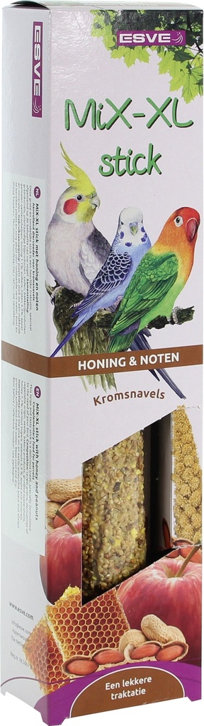 MiX-XL stick Kromsnavel Honing+Noten 1 st.