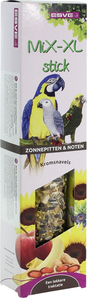 MiX-XL stick Kromsnavel Zonnepit+Noten 1 st.