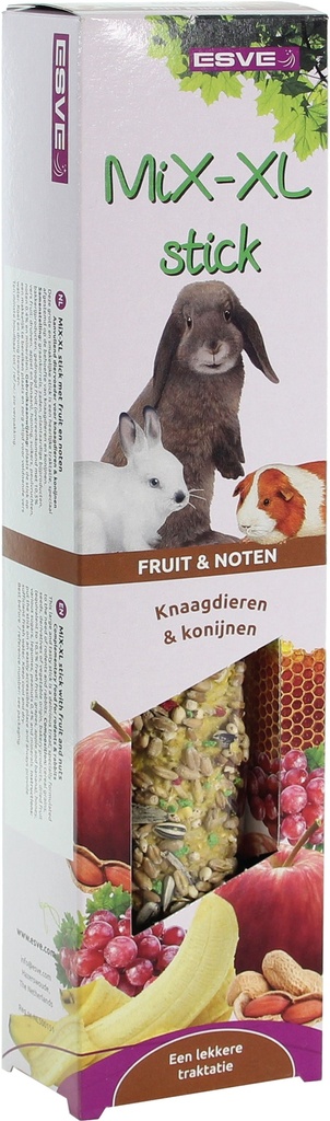 MiX-XL stick Knaagdier Fruit+Noten 1 st.