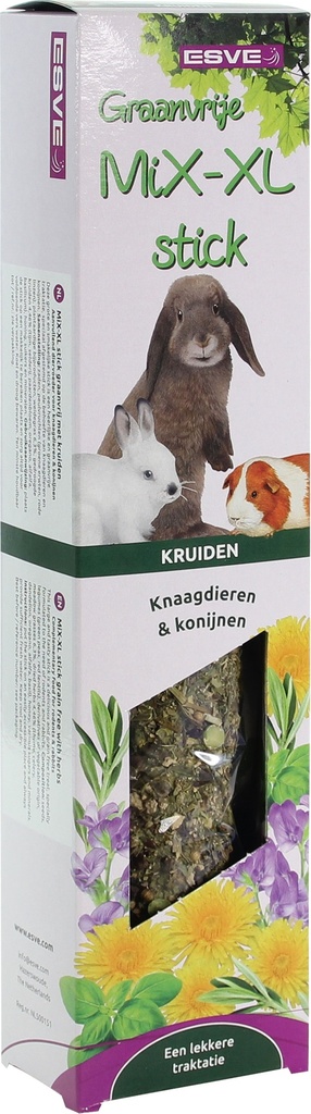 ESVE MiX-XL stick Knaagdier Kruiden - Grnvrij 1 st.