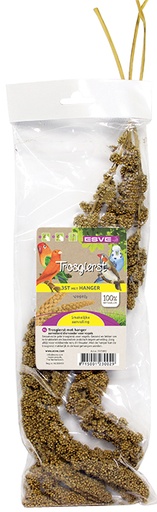 [E223002] ESVE Trosgierst Geel 3 stuks+Hanger 1 st.