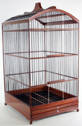 [E30020] Vogelkooien Bamboehout Set 3 x 1 st.