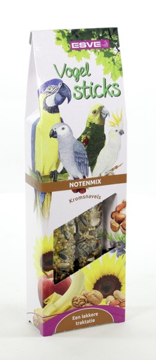 [E30156] ESVE Vogelsticks Pap.Noten-Mix 2 st.