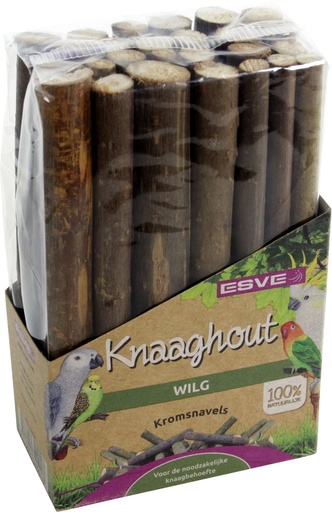 [E34001] Knaaghout Wilg Vogels 1 st.