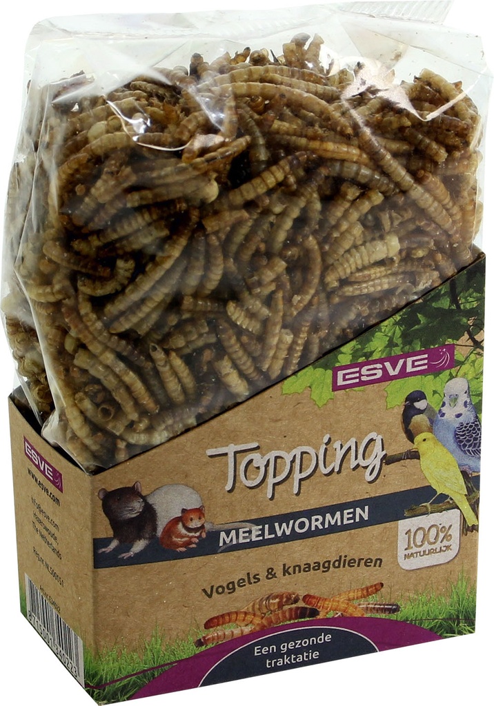 ESVE Topping Meelwormen Vogel/Knaagdier 70 gr.