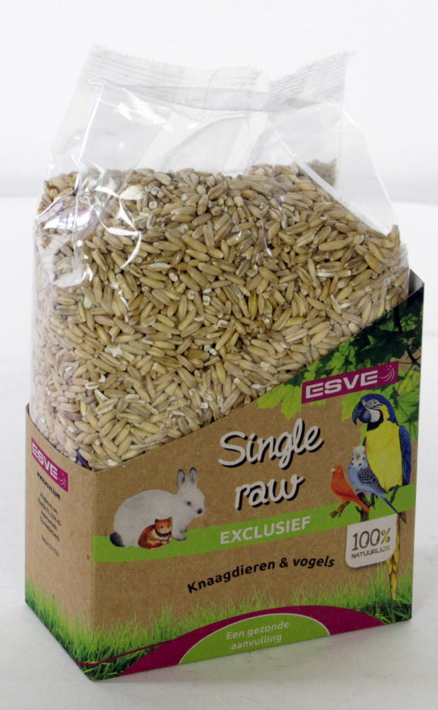 Single Raw Haver Gepelde 600 gr.