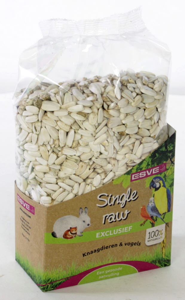 Single Raw Zonnepitten Wit 300 gr.