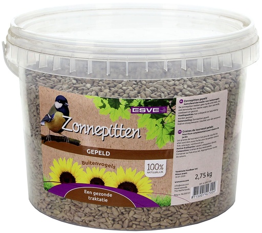 [E427200] ESVE Zonnepitten Gepeld emmer2,75 kg.