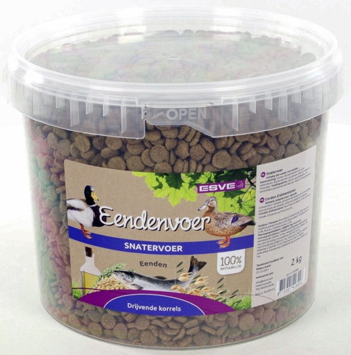 [E42800] Eendenvoer Snatervoer Drijf 2 kg.