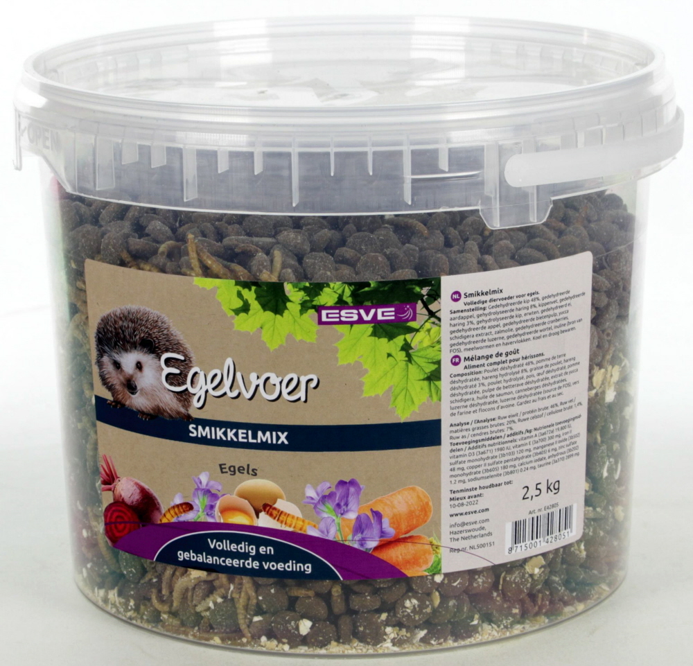 ESVE Egelvoer Smikkelmix 2,3 kg.