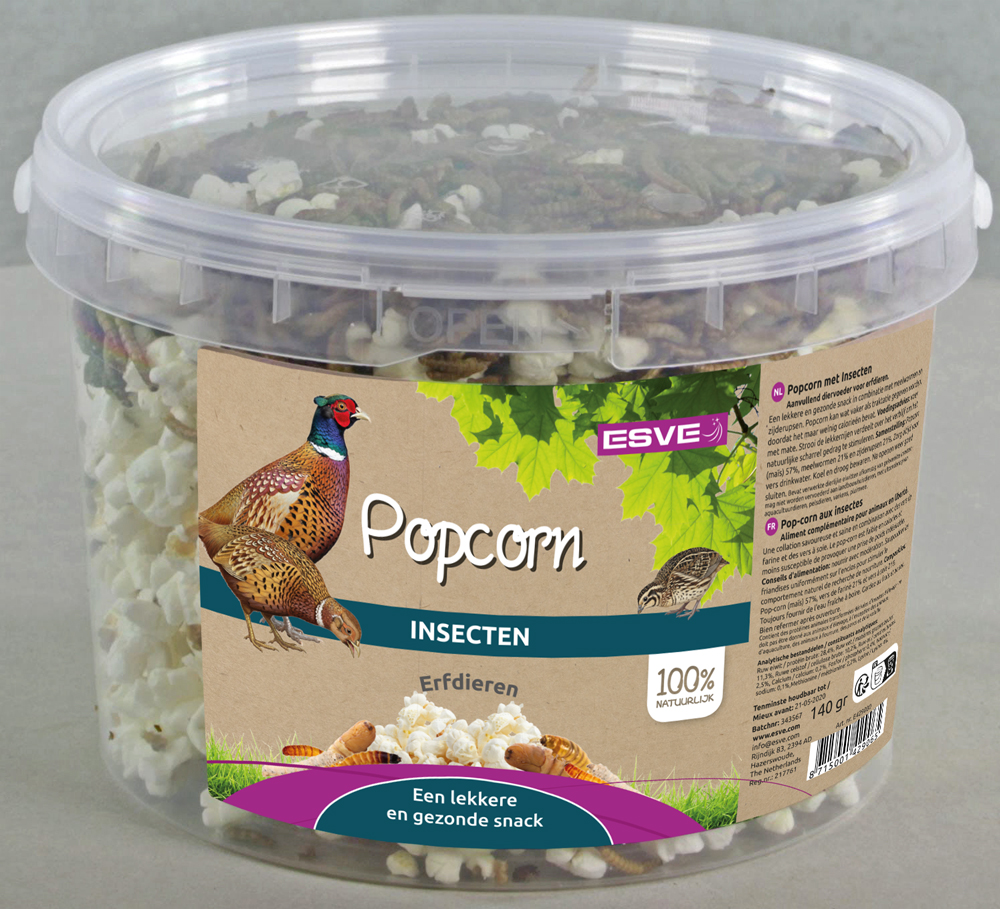 ESVE Kippenpopcorn met insecten 3 ltr.