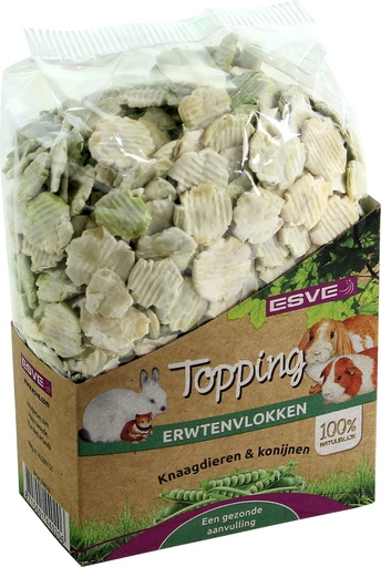 [E44020] ESVE Topping Erwtenvlokken Knaagdier 225 gr.
