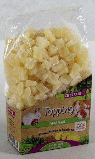 [E44030] Topping Ananas Knaagdier 250 gr.