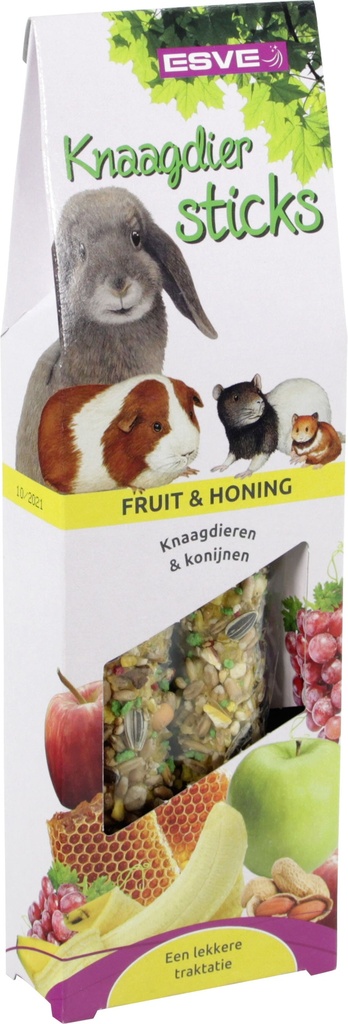 ESVE Knaagdiersticks Fruit en Honing 2 st.