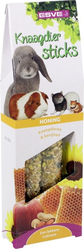 [E44042] ESVE Knaagdiersticks Honing 2 st.