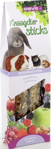 [E44044] Knaagdiersticks Bosvruchten 2 st.