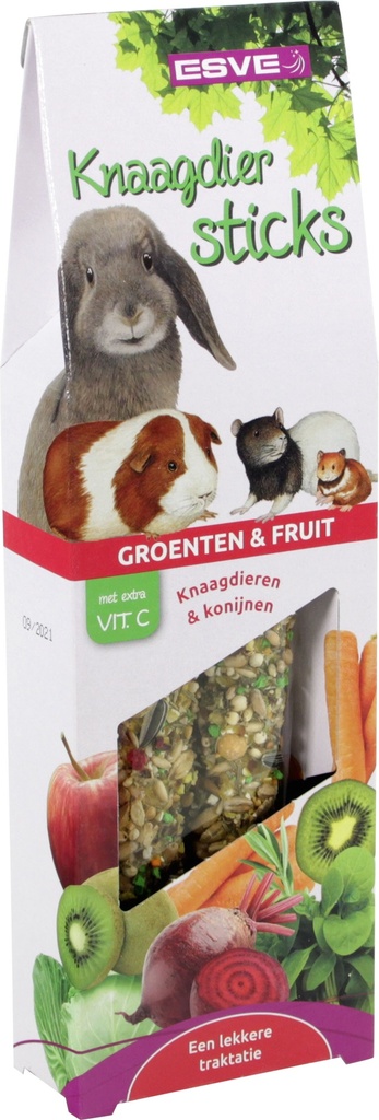 Knaagdiersticks Vit.C Groenten en Fruit 2 st.
