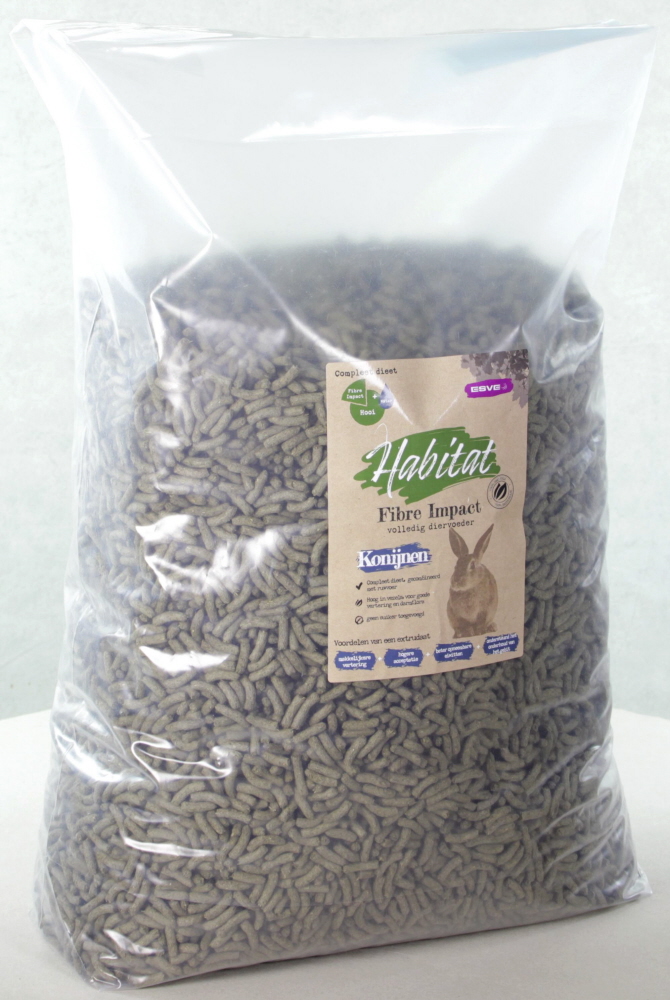 ESVE Habitat Fibre Impact Konijn 8 kg.