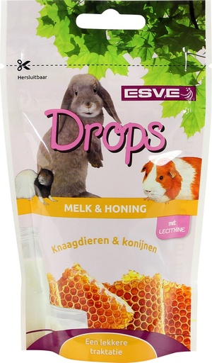 [E804002] Knaagdier Drops Melk & Honing 75 gr.