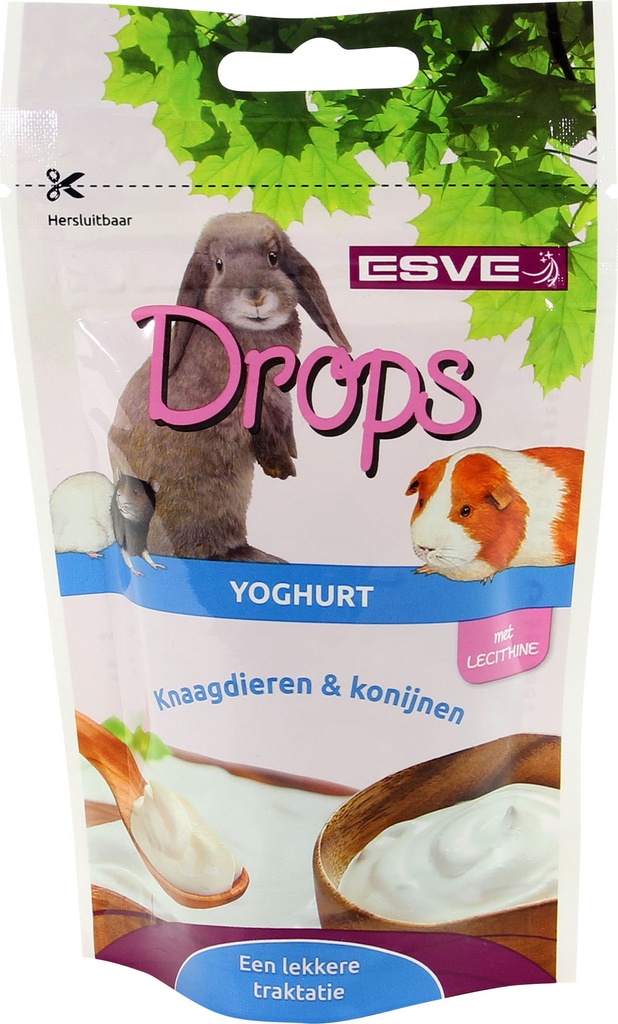 ESVE Knaagdier Drops Yoghurt 75 gr.