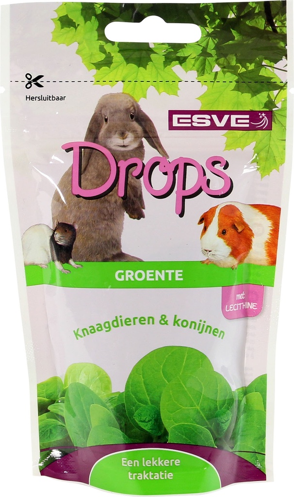 ESVE Knaagdier Drops Groente 75 gr.