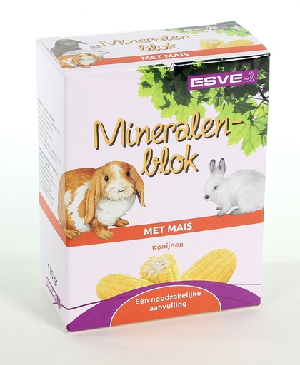 [E844004] Mineralenblok Konijnen 1 st.