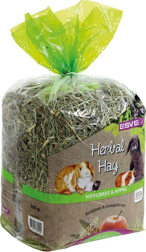 [E86000] Herbal Hay Weegbree&Appel 6 x 500 gr.