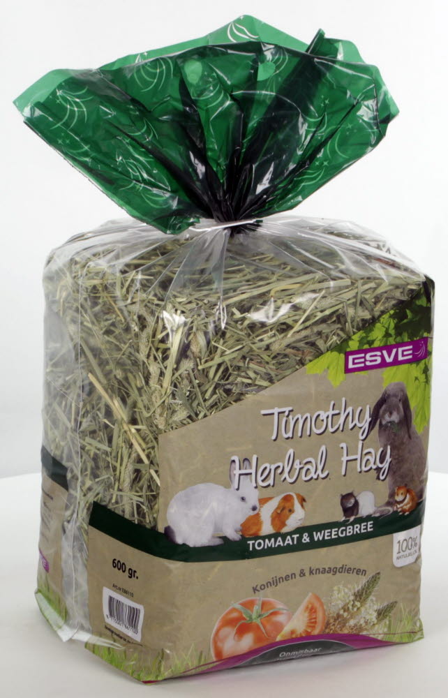 ESVE Timothy Hay Tomaat & Weegbree 6 x 600 gr.
