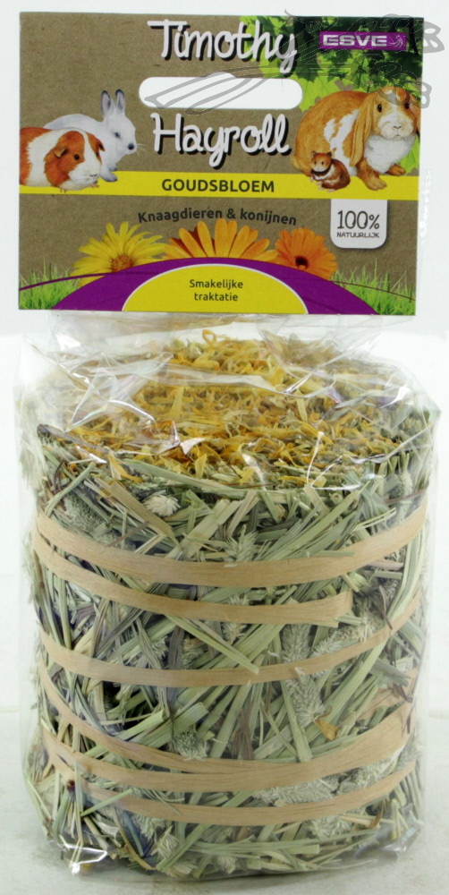 Timothy Hay Roll Goudsbloem 8 x 100 gr.