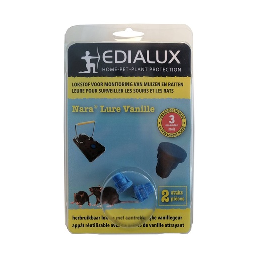[EDL08523] Muizenlokmiddel Nara Lure Vanille 2 st.
