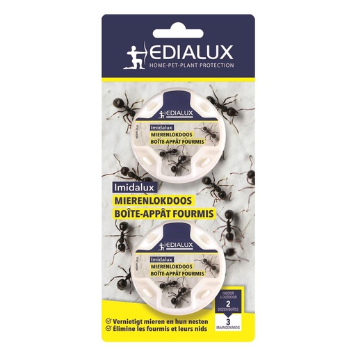 [EDL09094] Edialux Mierenlokdoos Imidalux 2 st.