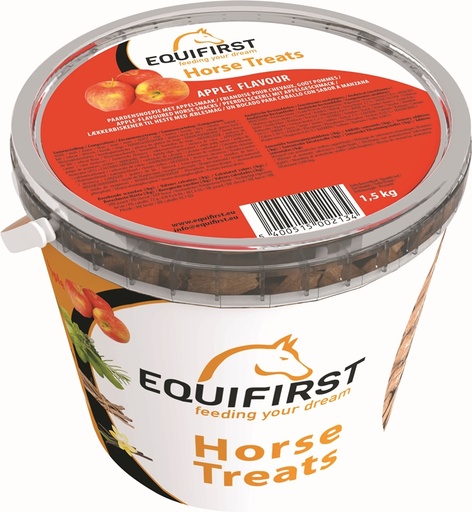 [EF502635] EquiFirst Horse Treats Apple 1,5 kg.