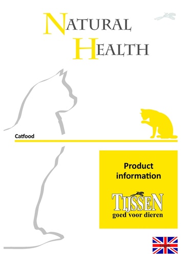 [FOLD138] Natural Health Cat Folder Droog Engels (25 st.)
