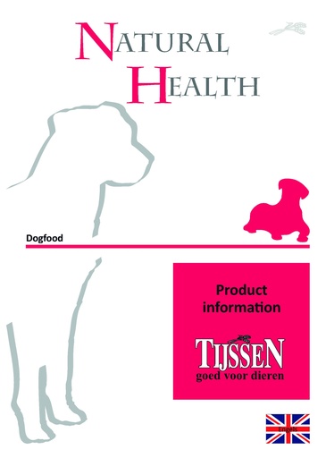 [FOLD139] Natural Health Dog Folder Droog Engels (25 st.)