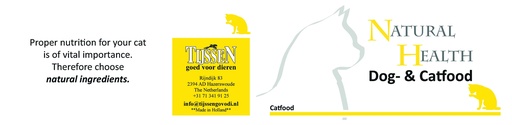 [FOLD145] Natural Health Cat Flyer Engels (25 st.)