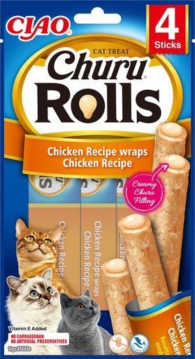 [FP70078] Inaba Churu Rolls Wraps Chicken (12 x 4 x 10 gr.)