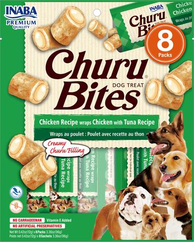 [FP70133] Inaba Dog Bites Wraps Chicken & Tuna (8 x 8 x 12 gr.)