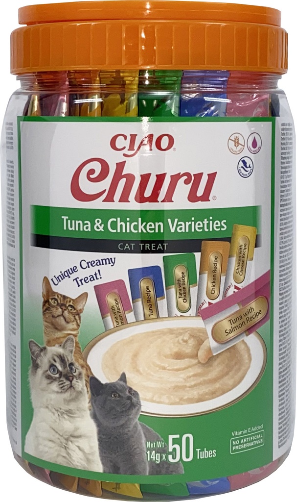 Inaba Churu Multipack Tuna & Chicken 50 stuks 50 st.