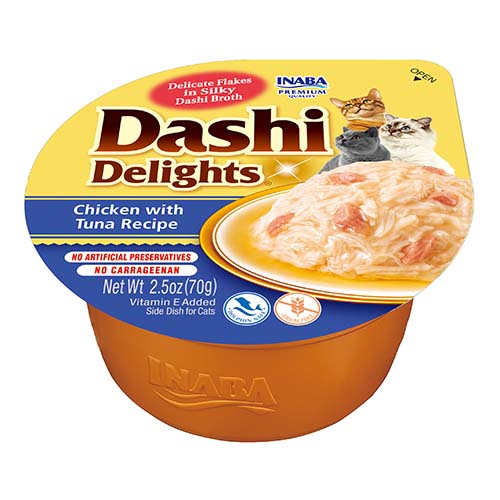 [FP73059] Inaba Dashi Delights Chicken Tuna 6 x 70 gr.