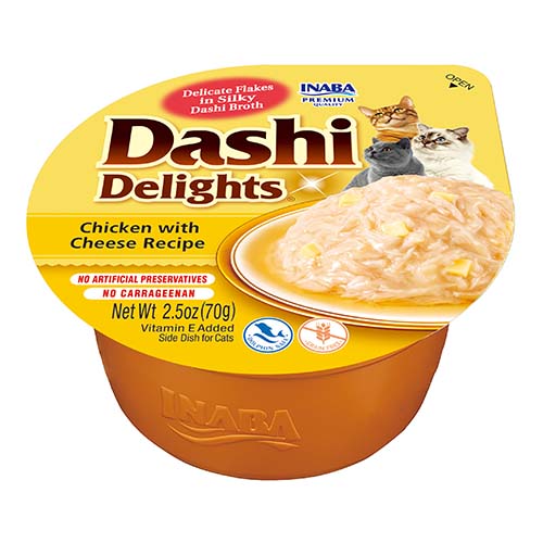 [FP73064] Inaba Dashi Delights Chicken Cheese 6 x 70 gr.