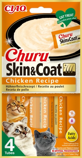 [FP73672] Inaba Churu Skin & Coat Chicken (12 x 4 x 14 gr.)