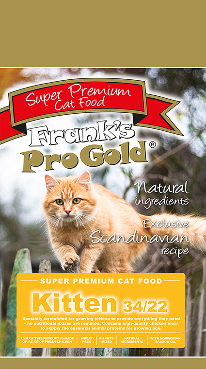 Frank's Pro Gold Cat Kitten 3 x 3 kg.