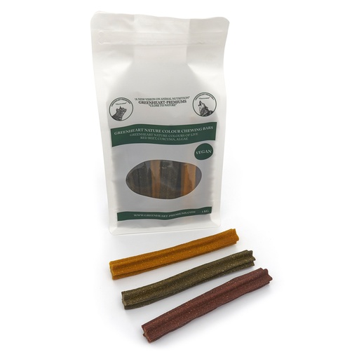 [GH31371] Greenheart 3 Colour Chewing Bars 1 kg.