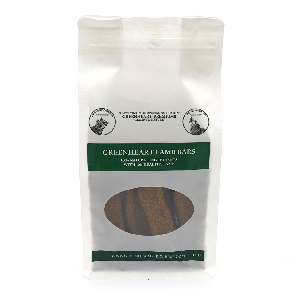 Greenheart Lamb Bars 1 kg.