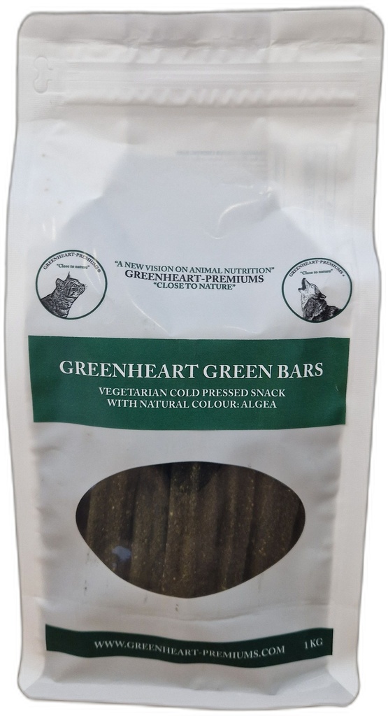 Greenheart Green Bars 1 kg.