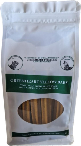 [GH39452] Greenheart Yellow Bars 1 kg.